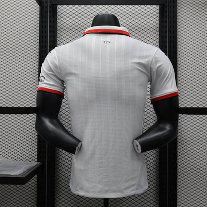 Camisola Ac Milan 2024-25 Alternativa Branca Versão Jogador