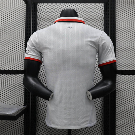 Camisola Ac Milan 2024-25 Alternativa Branca Versão Jogador
