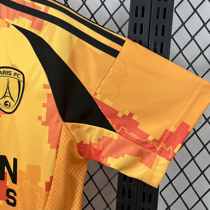 Camisola Paris FC 2025-26 Alternativa Amarela Versão Adepto