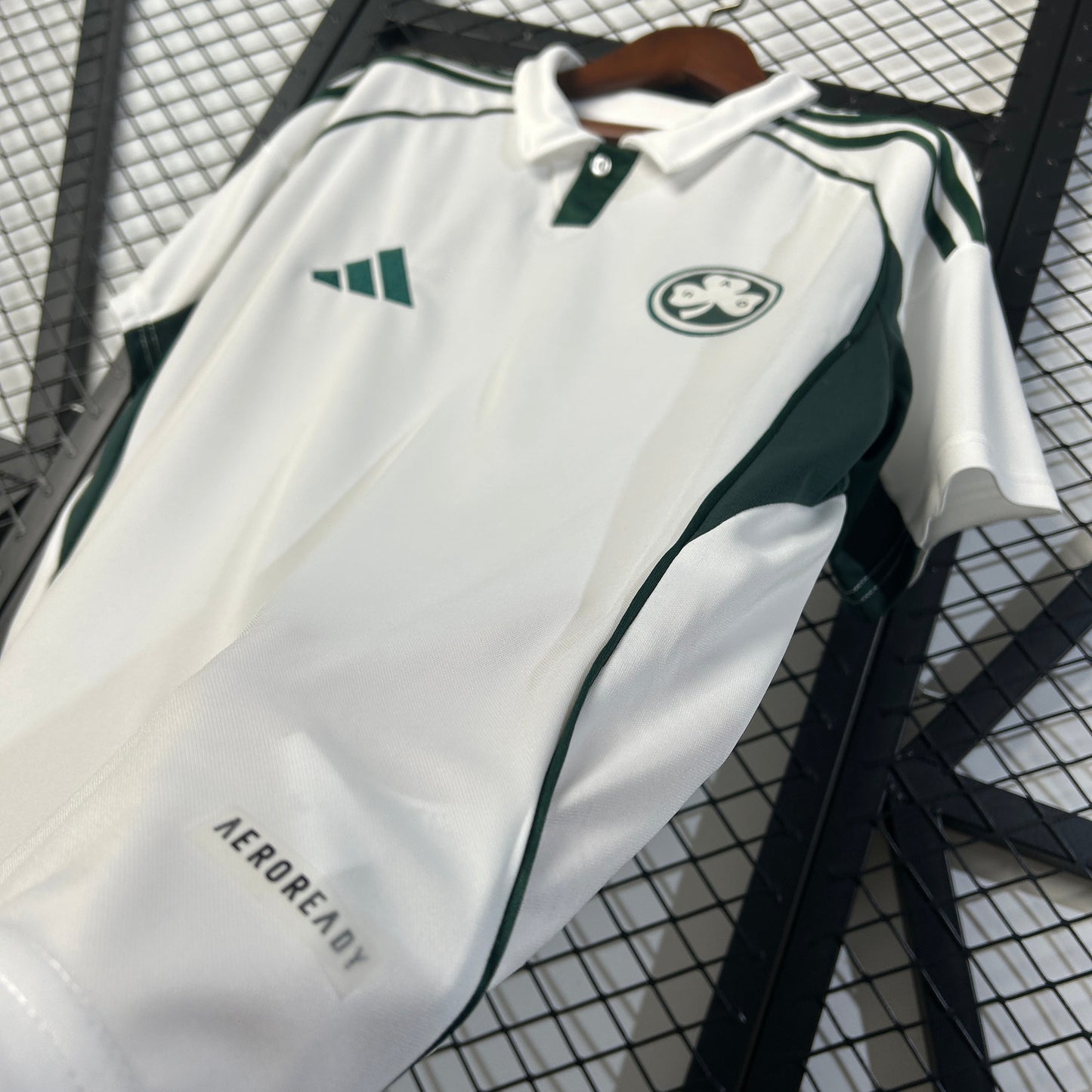 Camisola Panathinaikos AO 2025-26 Alternativa Branca Versão Adepto