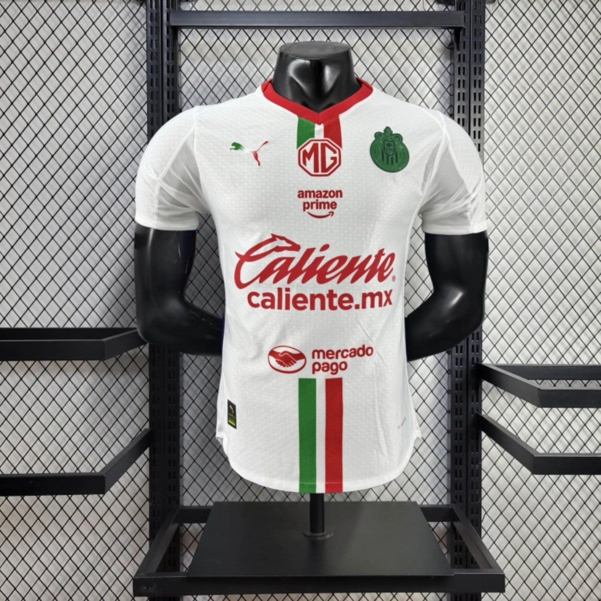 Camisola Chivas 2025-26 Alternativa Branca Versão Jogador