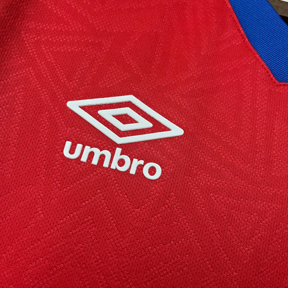 Camisola Club Nacional de Football 2025-26 Alternativa Vermelha Versão Adepto