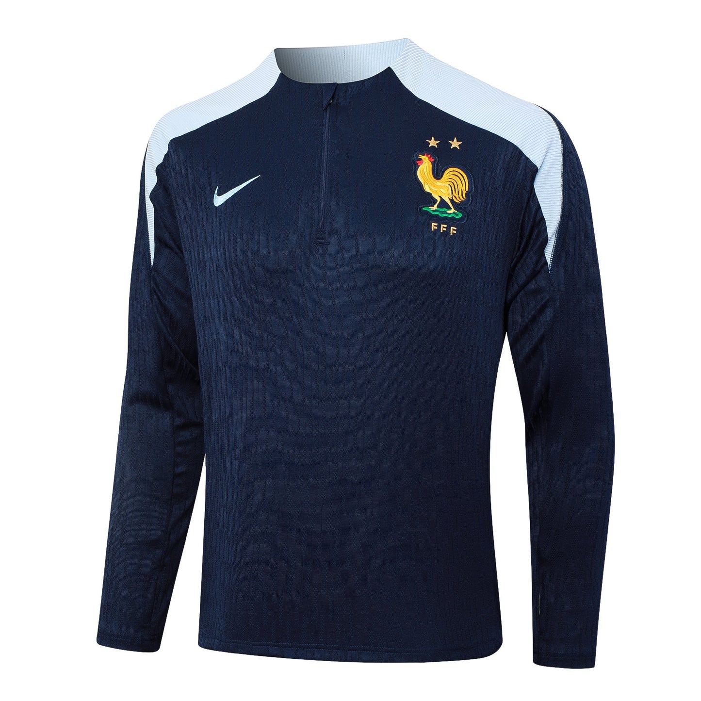 Fato de Treino França 2024 - Camisola com Fecho