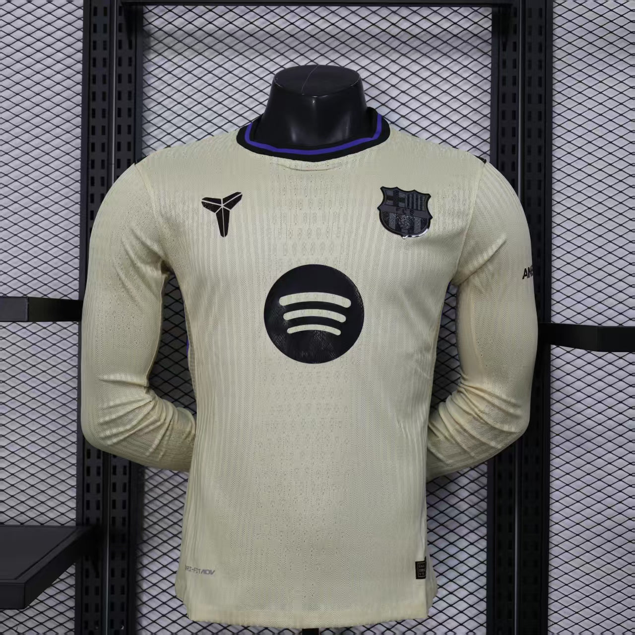Camisola Manga Comprida FC Barcelona 2025-26 Alternativa Amarela Versão Jogador