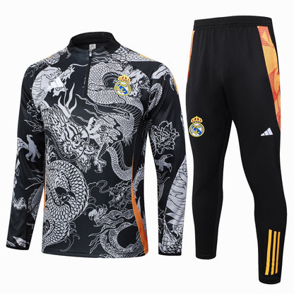 Fato de Treino Real Madrid CF 2024-25 - Camisola com Fecho