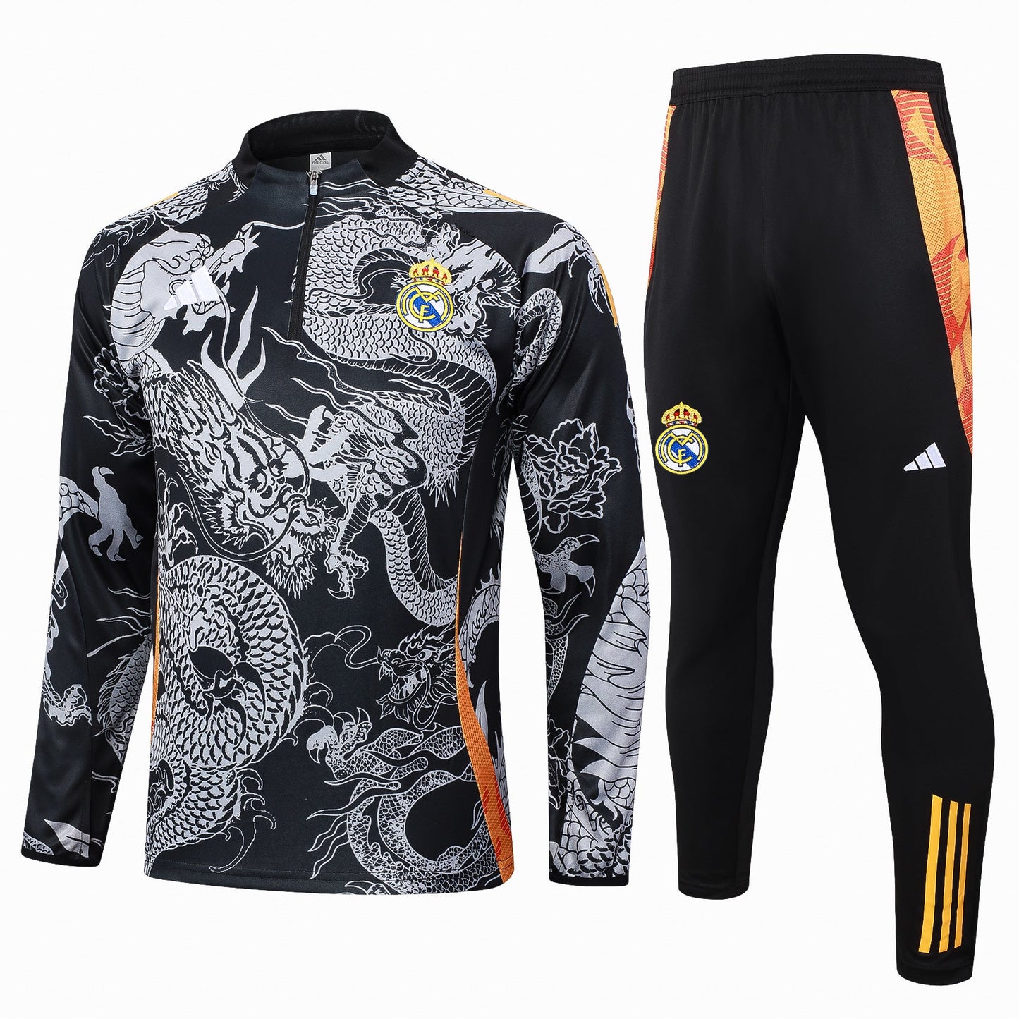 Fato de Treino Real Madrid CF 2024-25 - Camisola com Fecho