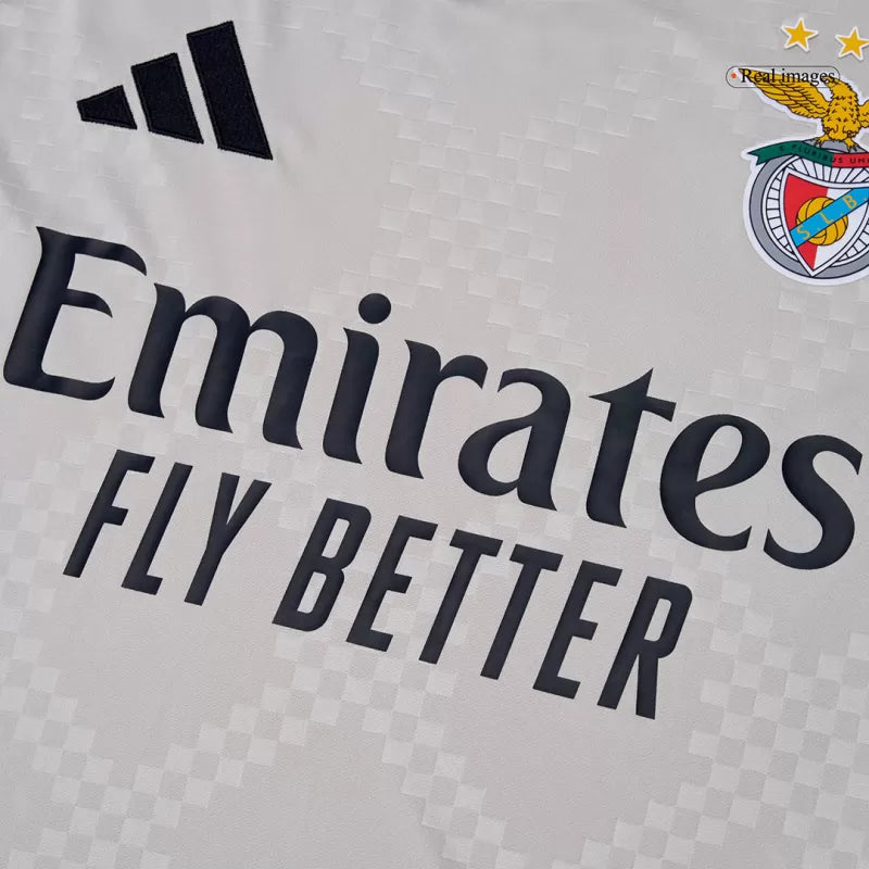 Camisola SLB 2025-26 Alternativa Beje Versão Adepto (Entrega Imediata)