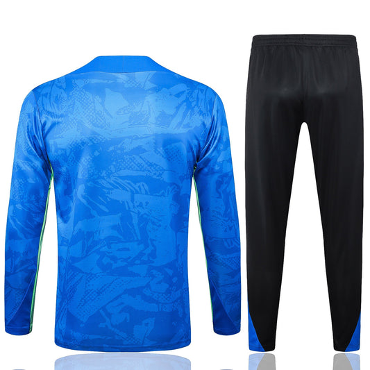 Fato de Treino FC Barcelona 2024-25 - Camisola com Fecho