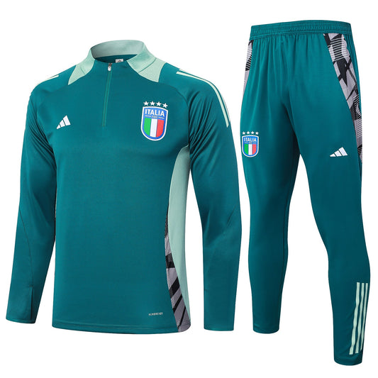 Fato de Treino Italia 2024- Camisola com Fecho