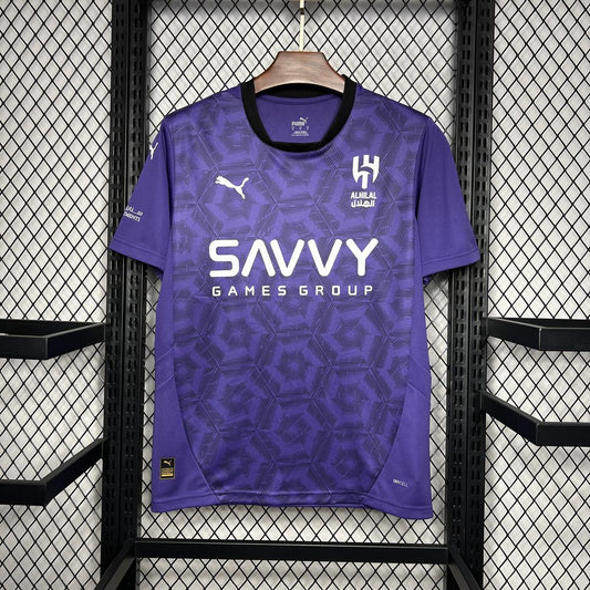 Camisola Al-Hilal SFC 2024-25 Alternativa Azul Versão Adepto
