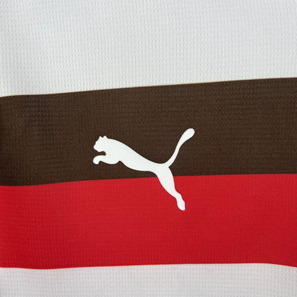 Camisola FC St. Pauli 2025-26 Alternativa Branca Versão Adepto IRVINE #7