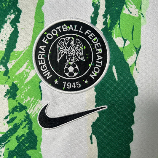 Camisola Nigeria 2025 Alternativa Branca Versão Adepto