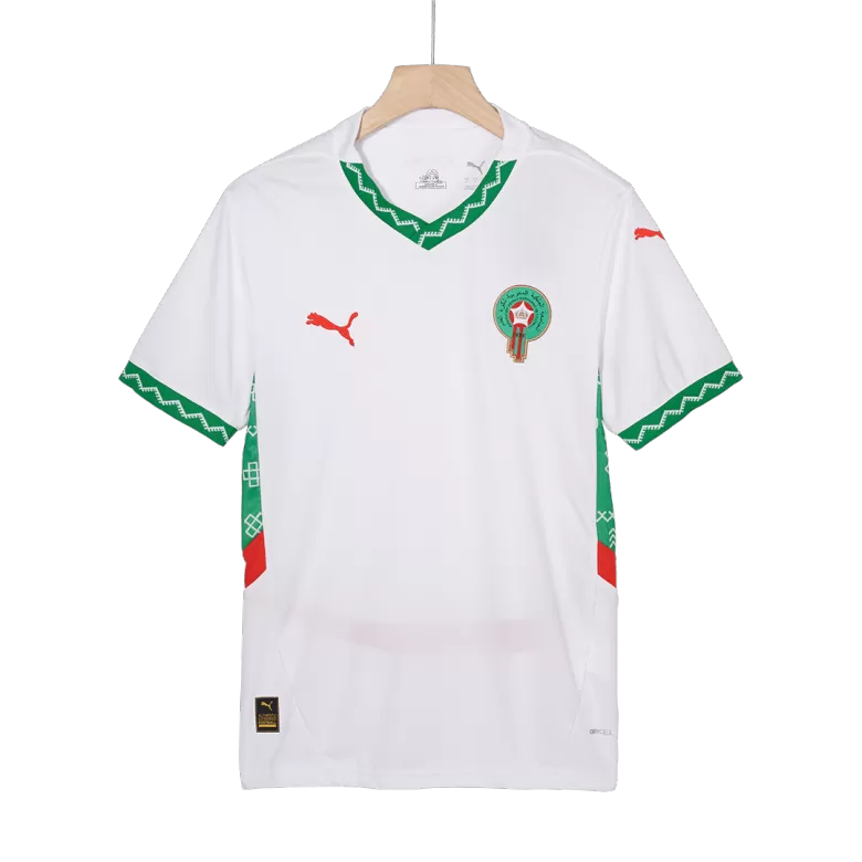 Camisola Marrocos 2025 Alternativa Branca Versão Adepto