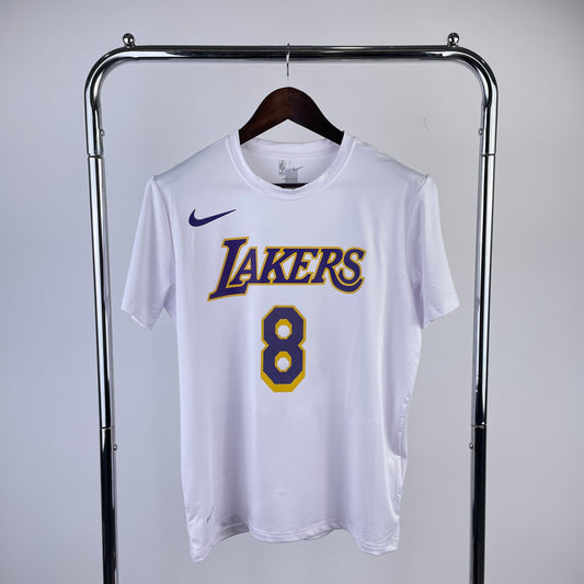 Tshirt NBA Los Angeles Lakers Dri-Fit Bryant #8 Branca