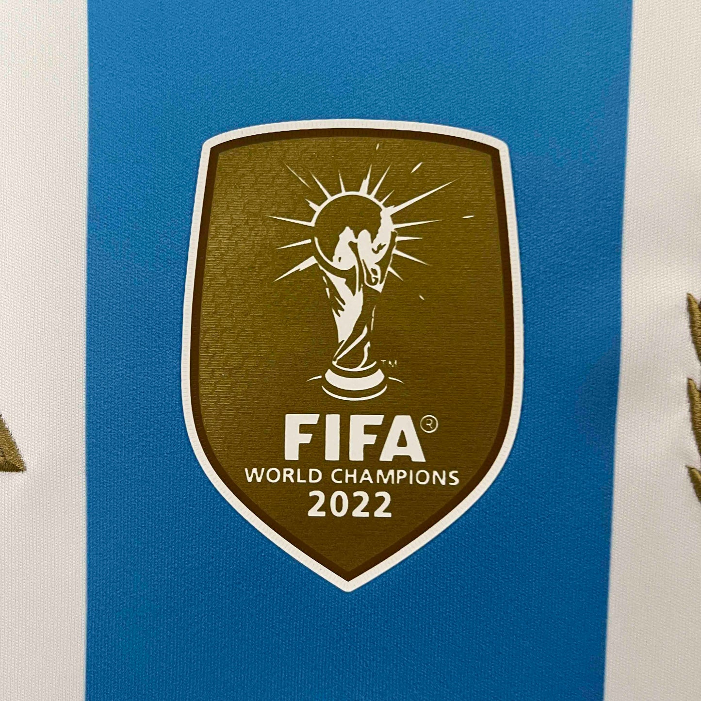 Camisola Argentina 2024 Principal Patch Campeão Versão Adepto