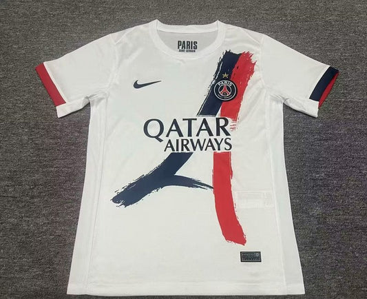 Camisola FC Paris Saint-Germain 2025-26 Alternativa Branca Versão Adepto