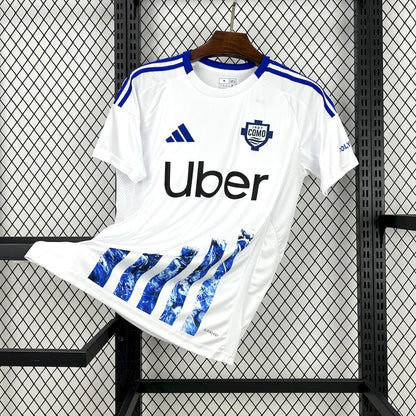 Camisola Como 1907 2024-25 Alternativa Branca Versão Adepto