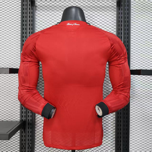 Camisola Manga Comprida M-United 2025-26 Principal Versão Jogador