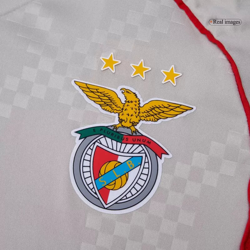 Camisola SLB 2025-26 Alternativa Beje Versão Adepto (Entrega Imediata)
