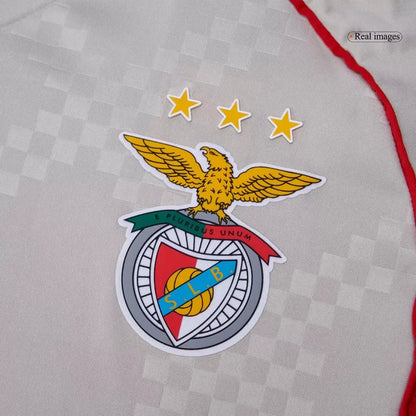 Camisola SLB 2025-26 Alternativa Beje Versão Adepto (Entrega Imediata)