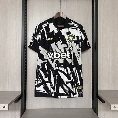 Camisola Botafogo-RJ 2025-26 Alternativa Preta Versão Adepto