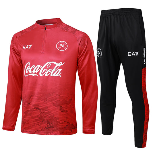 Fato de Treino Napoles 2024-25 - Camisola com Fecho