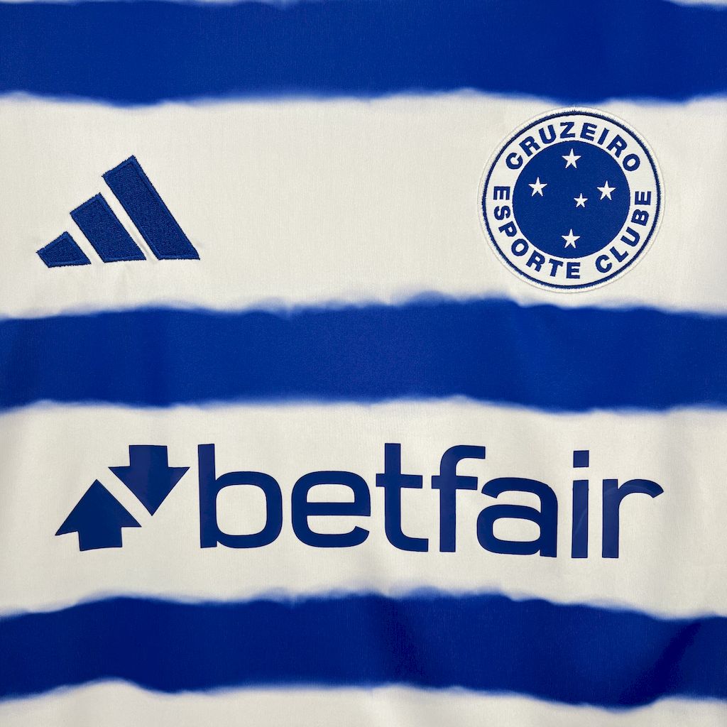 Camisola Cruzeiro EC 2025-26 Alternativa Brancal Versão Adepto