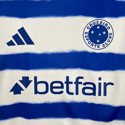 Camisola Cruzeiro EC 2025-26 Alternativa Brancal Versão Adepto