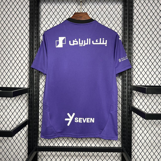 Camisola Al-Hilal SFC 2024-25 Alternativa Azul Versão Adepto