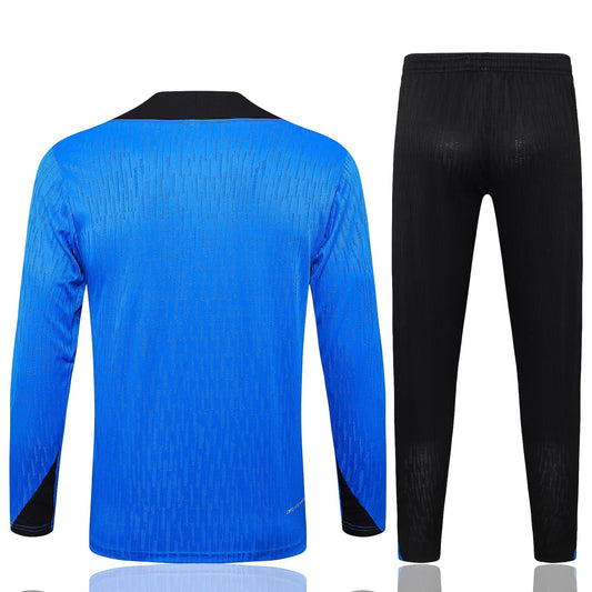 Fato de Treino FC Barcelona 2024-25 - Camisola com Fecho