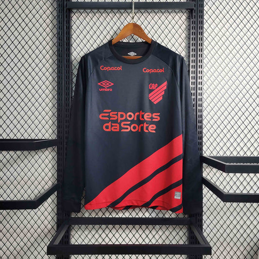 Camisola Manga Comprida Club Athletico Paranaense 2023-24 Alternativa Todos Patrocinadores (Copiar)