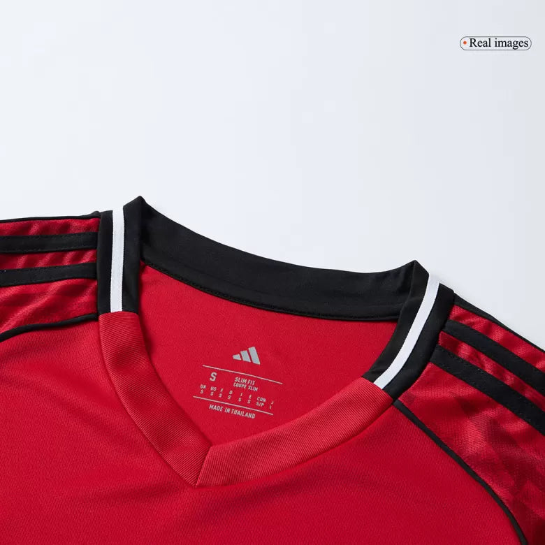 Camisola Manga Comprida M-United 2025-26 Principal Versão Adepto