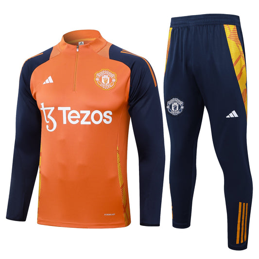Fato de Treino M-United 2024-25 - Camisola com Fecho