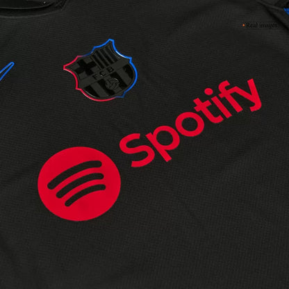 Camisola FC Barcelona 2024-25 Alternativa Preta UCL Versão Adepto RAPHINHA #11