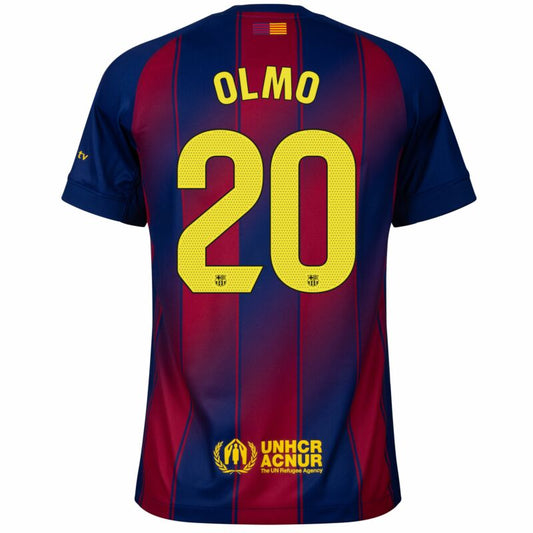 Camisola FC Barcelona 2025-26 Principal Versão Adepto OLMO #20