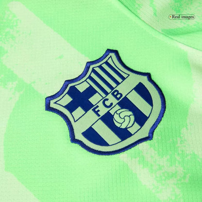 Camisola FC Barcelona 2024-25 Alternativa Verde Versão Adepto LAMINE YAMAL #19