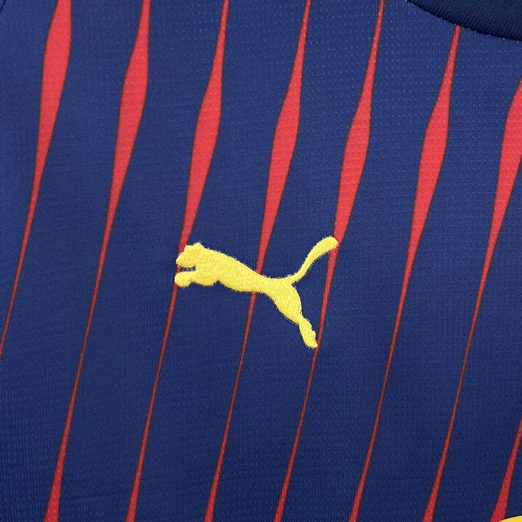 Camisola RB Leipzig 2025-26 Alternativa Azull Versão Adepto