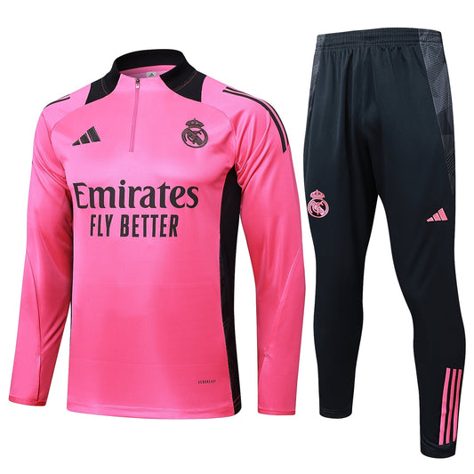 Fato de Treino Real Madrid CF 2024-25 - Camisola com Fecho