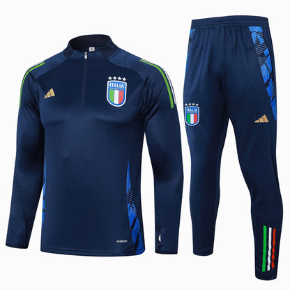 Fato de Treino Italia 2024- Camisola com Fecho