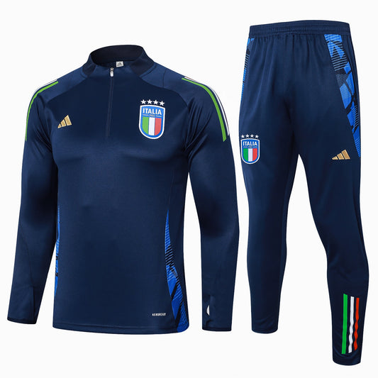 Fato de Treino Italia 2024- Camisola com Fecho