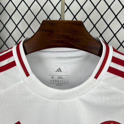 Camisola SC Internacional 2025-26 Alternativa Branca Lisa Versão Adepto