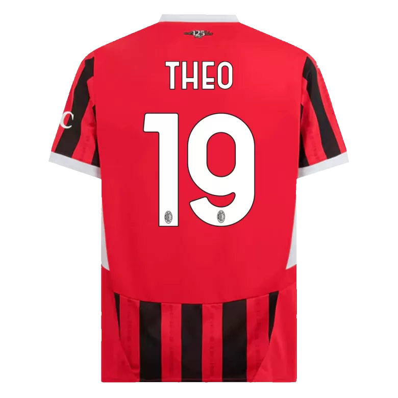 Camisola Ac Milan 2024-25 Principal Versão Adepto THEO #19