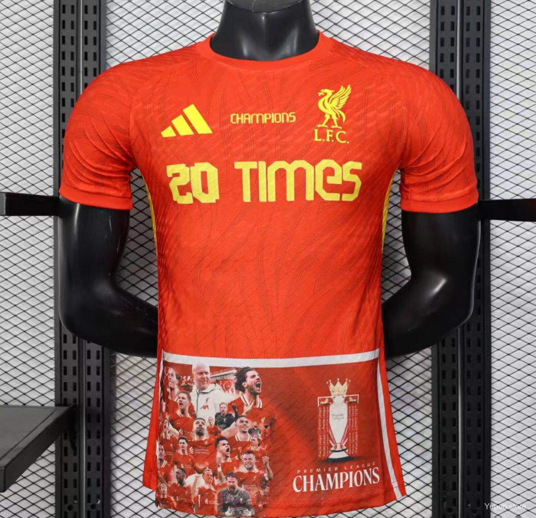 Camisola LIV 2025-26 Edição 20 Vezes Campeão Versão Jogador