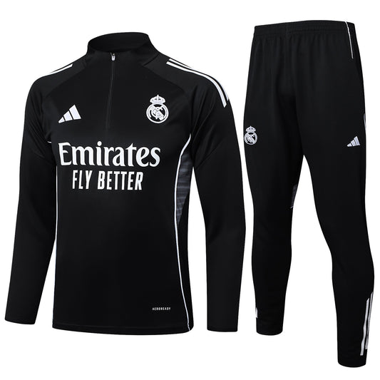 Fato de Treino Real Madrid CF 2024-25 - Camisola com Fecho