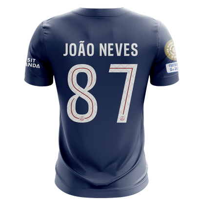 Camisola FC Paris Saint-Germain 2025-26 Principal CWC Versão Adepto JOÃO NEVES #87