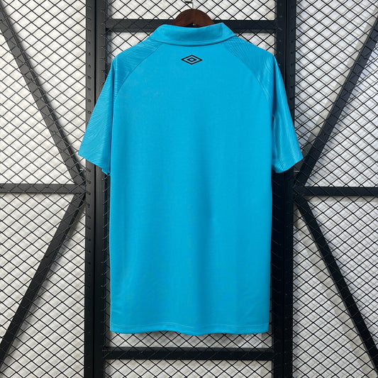 Camisola Santos FC 2025-26 Alternativa Azul Versão Adepto