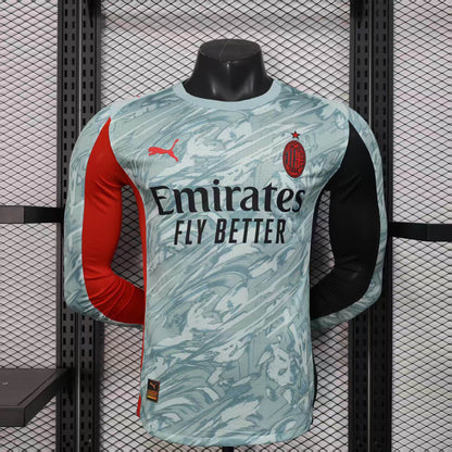 Camisola Manga Comprida Ac Milan 2025-26 Guarda-Redes Versão Jogador
