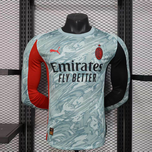 Camisola Manga Comprida Ac Milan 2025-26 Guarda-Redes Versão Jogador