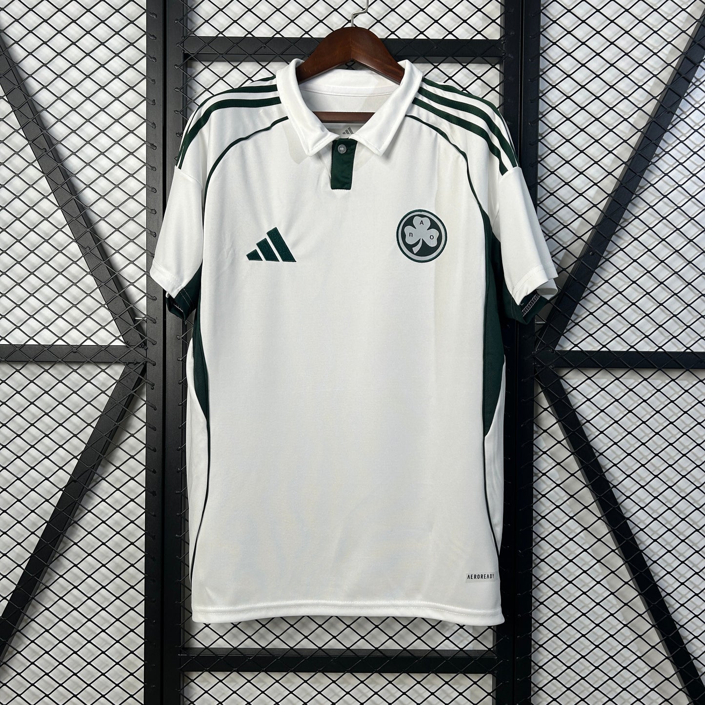 Camisola Panathinaikos AO 2025-26 Alternativa Branca Versão Adepto