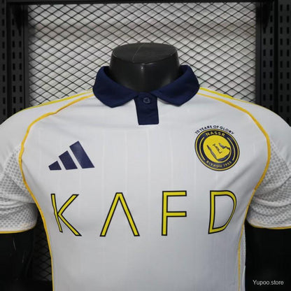Camisola Al-Nassr 2025-26 Alternativa Branca Versão Jogador